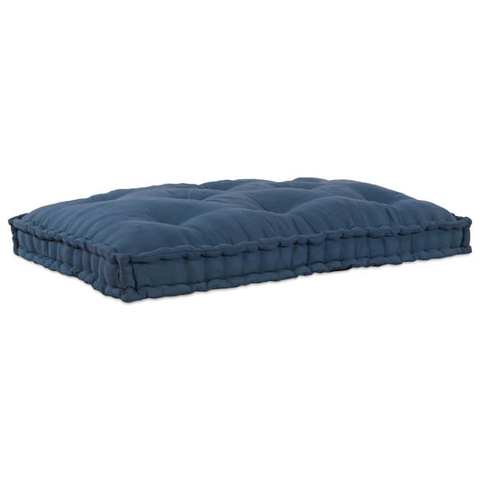 Polstrovaný Pohovkový Polštář Indigo 120 X 80 X 12 Cm Textil