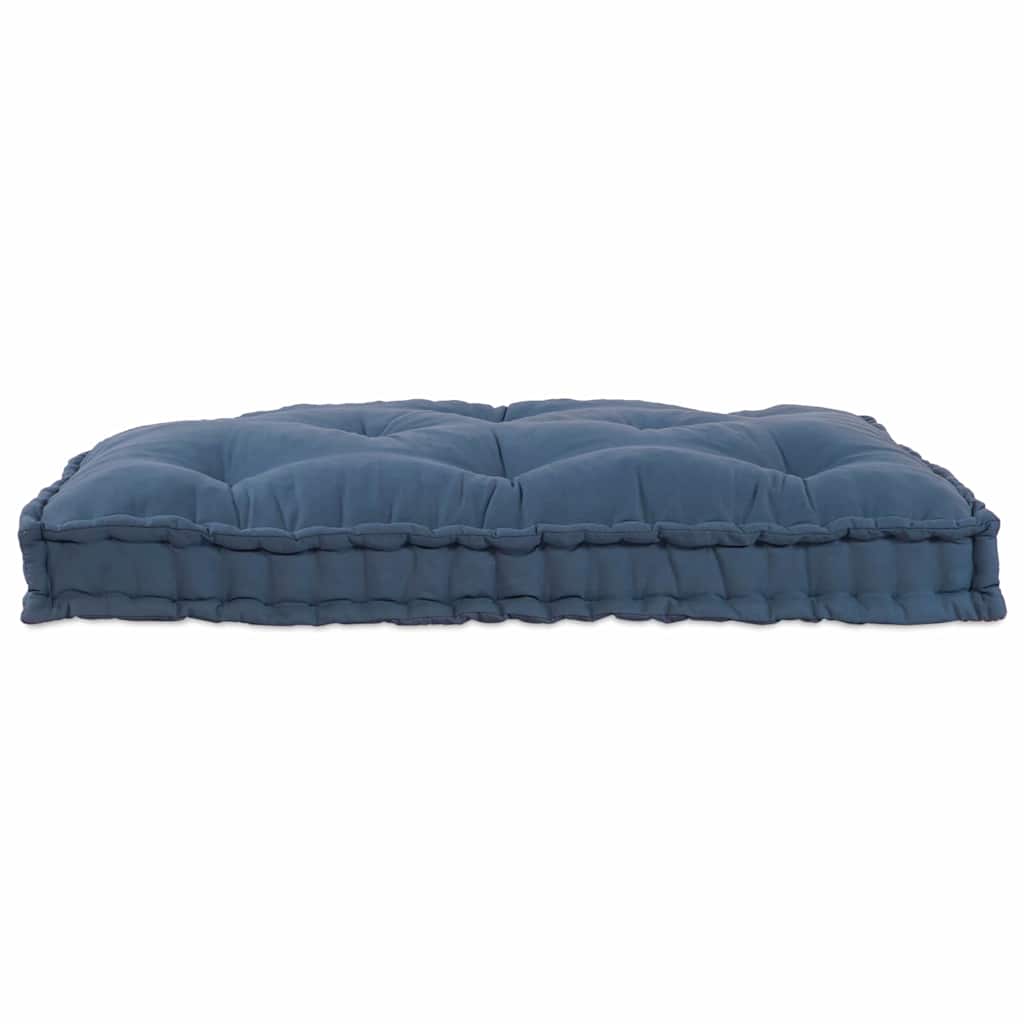 Polstrovaný Pohovkový Polštář Indigo 120 X 80 X 12 Cm Textil