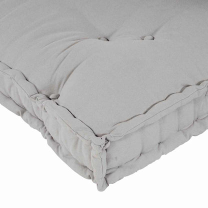 Polstrovaný Pohovkový Polštář 3 Pcs Textil Šedá