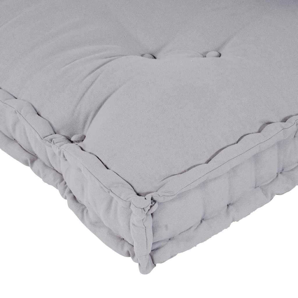 Polstrovaný Pohovkový Polštář 2 Pcs Textil Šedá