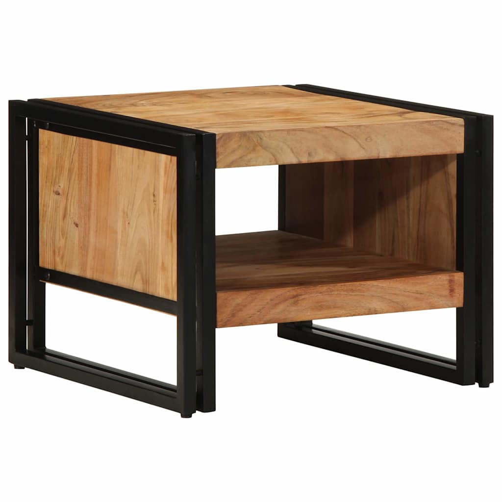 Konferenční Stolek 50X50X38 Cm Masivní Dřevo Akácie Hnědá