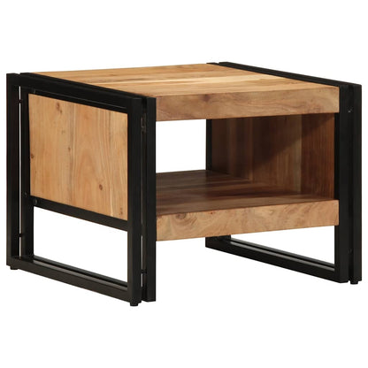 Konferenční Stolek 50X50X38 Cm Masivní Dřevo Akácie Hnědá