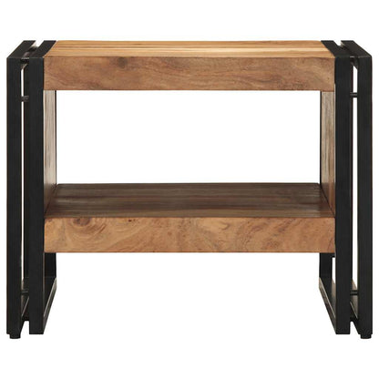 Konferenční Stolek 50X50X38 Cm Masivní Dřevo Akácie Hnědá