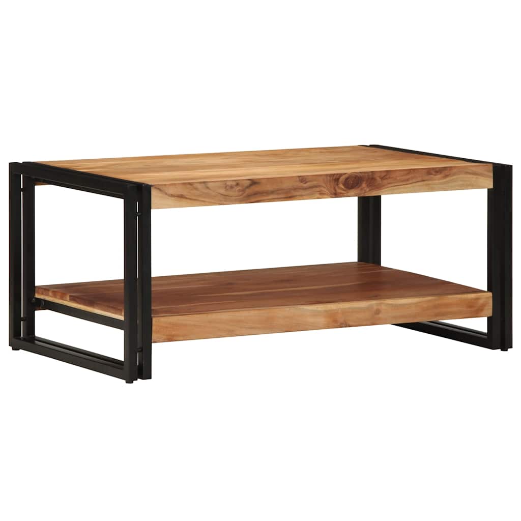 Konferenční Stolek 90X50X38 Cm Masivní Akáciové Dřevo