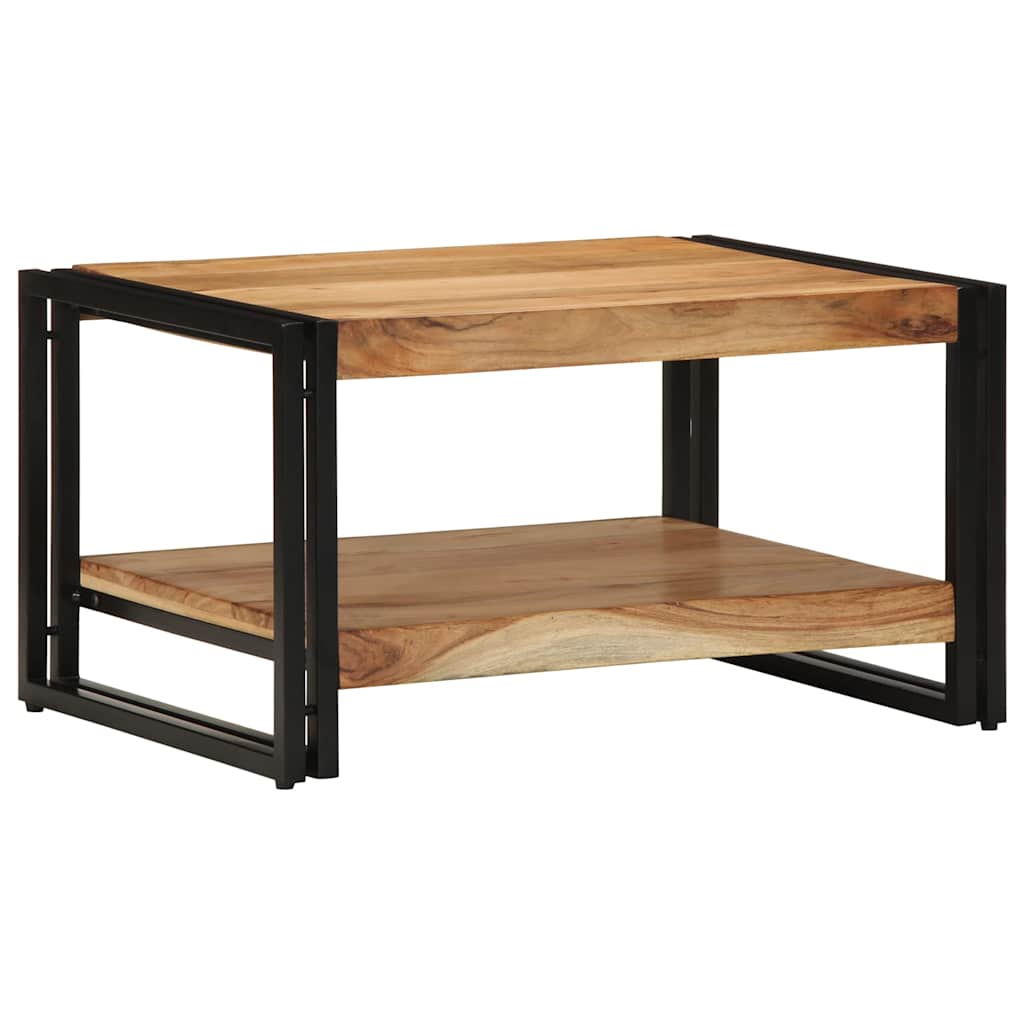 Konferenční Stolek 70X50X38 Cm Masivní Dřevo Akácie Královská Modř