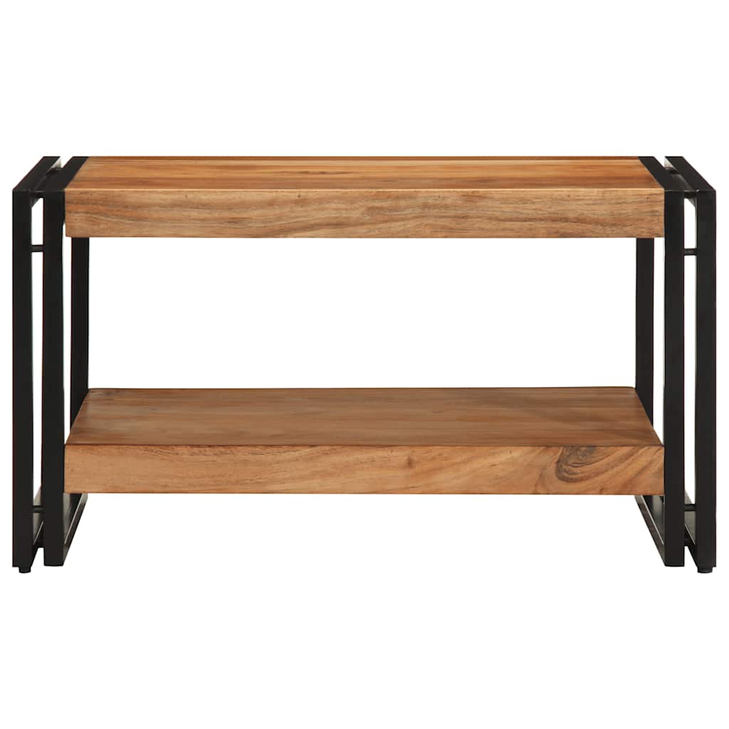 Konferenční Stolek 70X50X38 Cm Masivní Dřevo Akácie Královská Modř