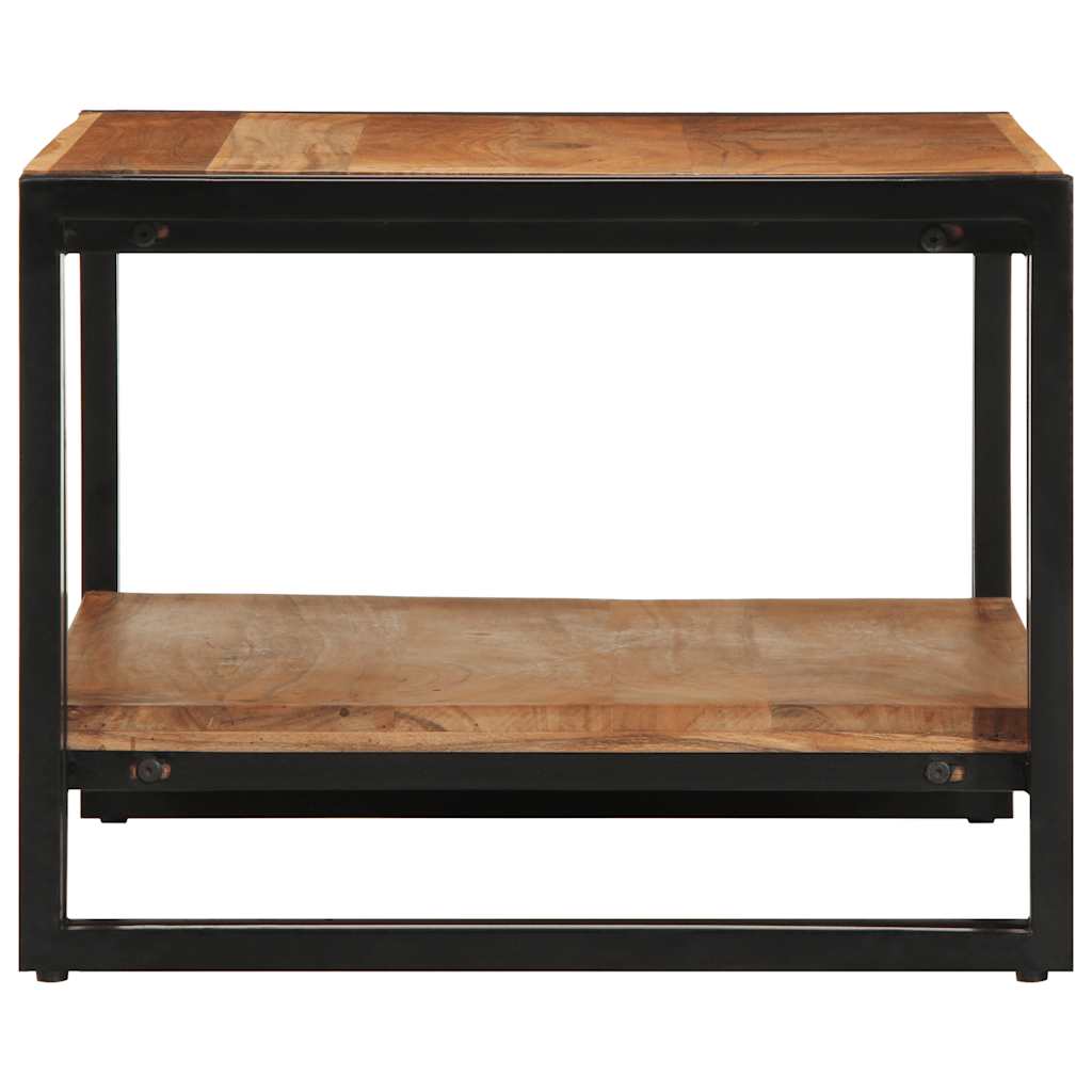 Konferenční Stolek 70X50X38 Cm Masivní Dřevo Akácie Královská Modř