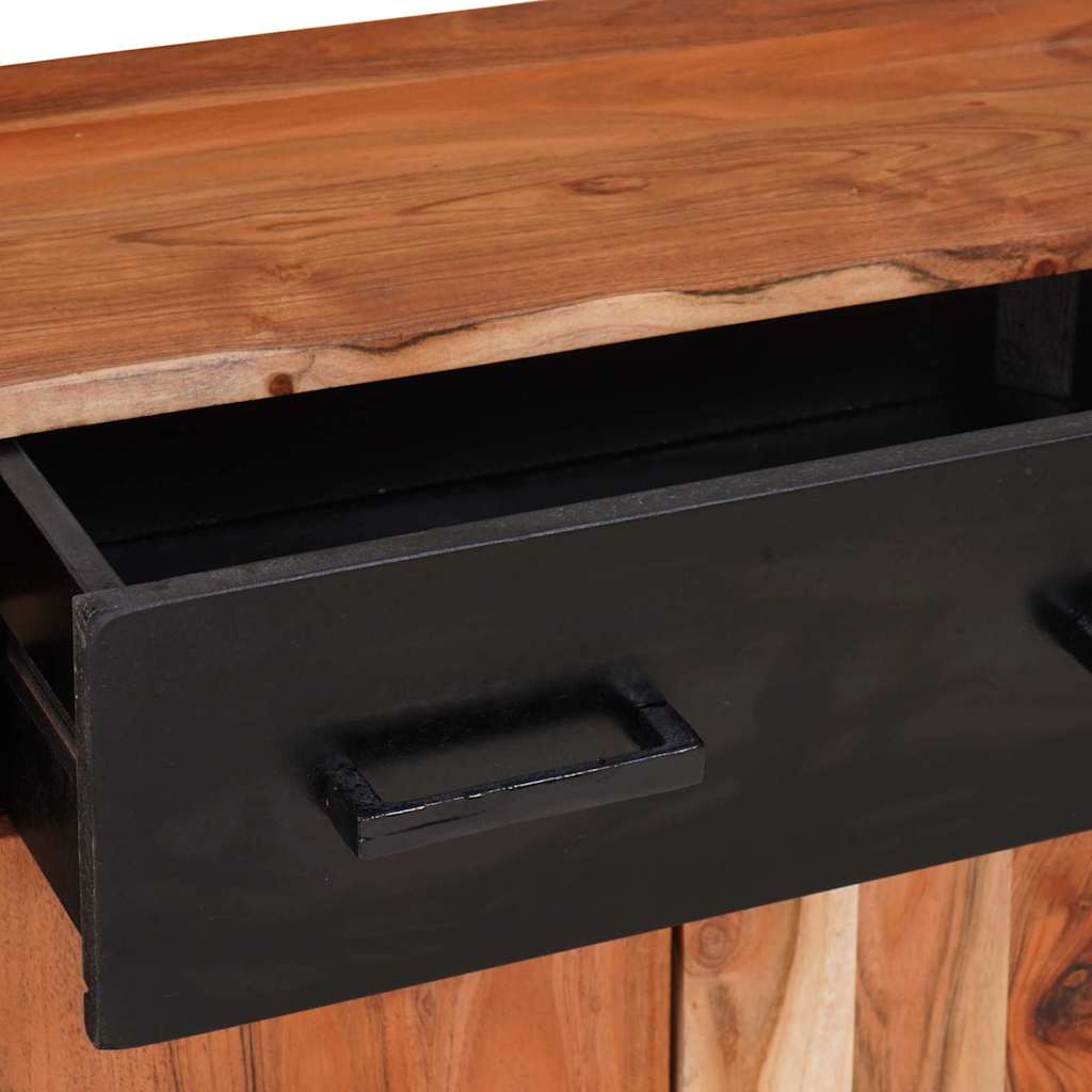 Servírovací Skříň 2 Ks Hnědá 110 X 30 X 75 Cm