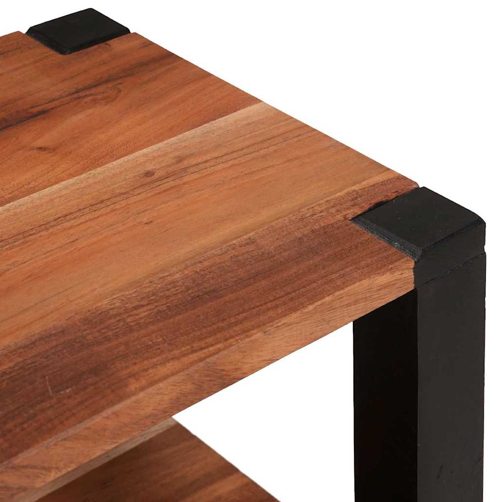 Servírovací Skříň Hnědá 70 X 30 X 75 Cm Masivní Akátové Dřevo