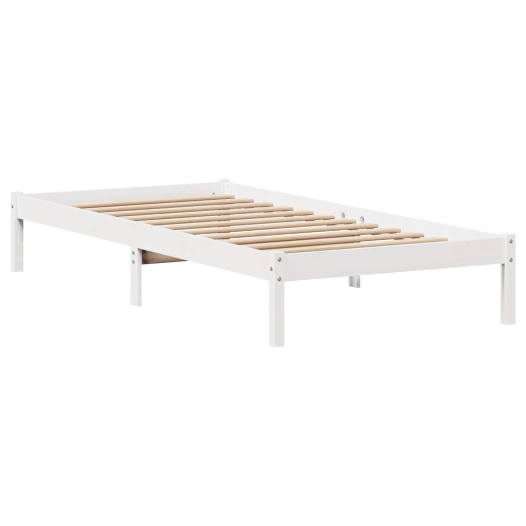 Postel S Knihovnou Bez Matrace Masivní Borovice
