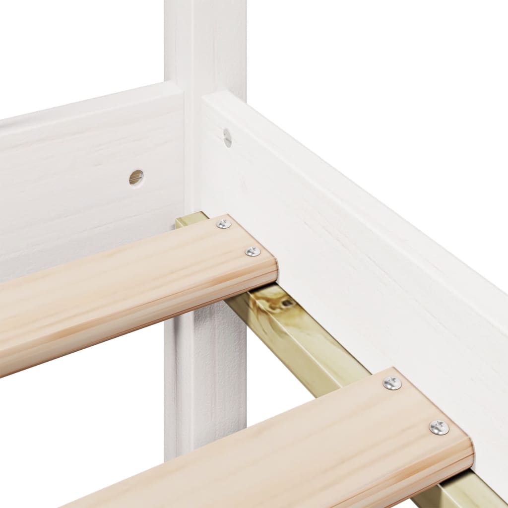 Postel S Knihovnou Bez Matrace Masivní Borovice