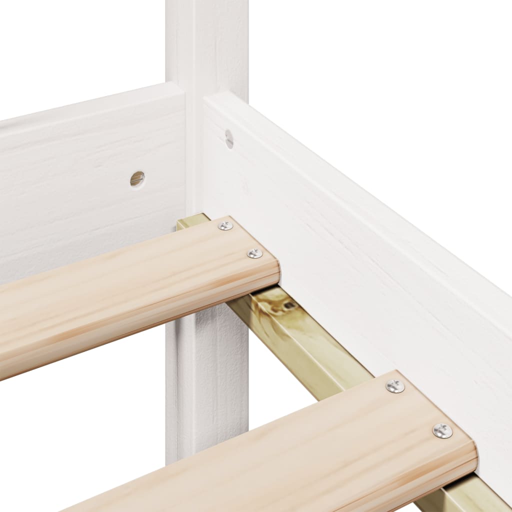 Postel S Knihovnou Bez Matrace Masivní Borovice