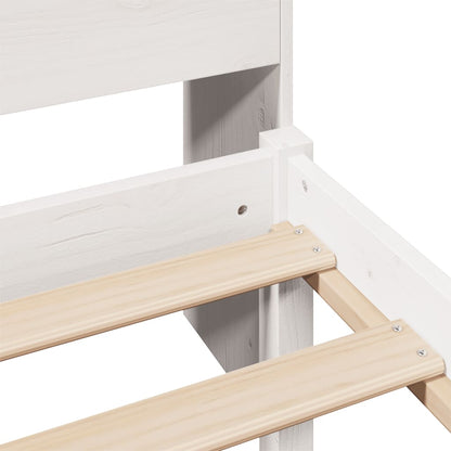 Postel S Knihovnou Bez Matrace Masivní Borovice