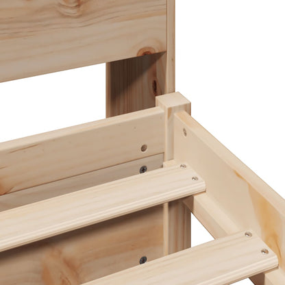 Postel S Knihovnou Bez Matrace Masivní Borovice