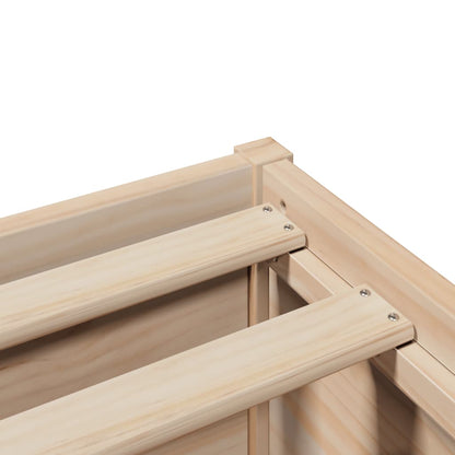 Postel Bez Matrace Masivní Borovice