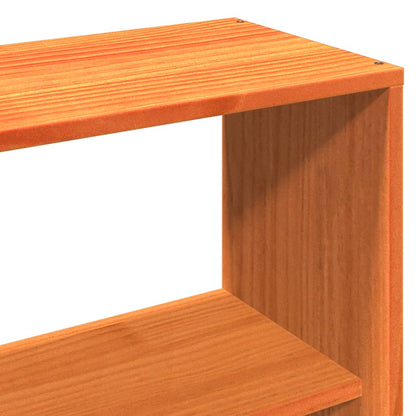 Postel Bez Matrace Voskově Hnědá 140 X 190 Cm Masivní Borovice