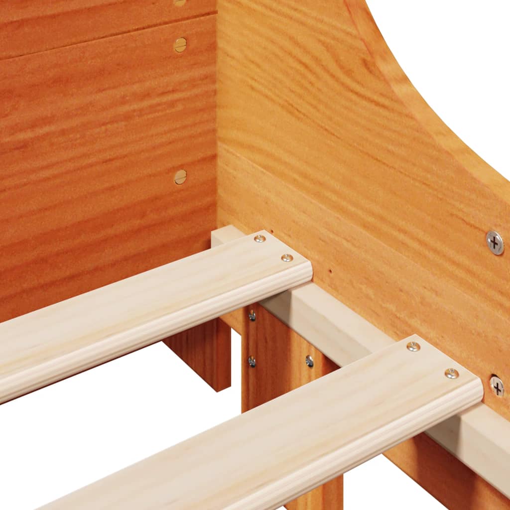 Postel Bez Matrace Masivní Borovice