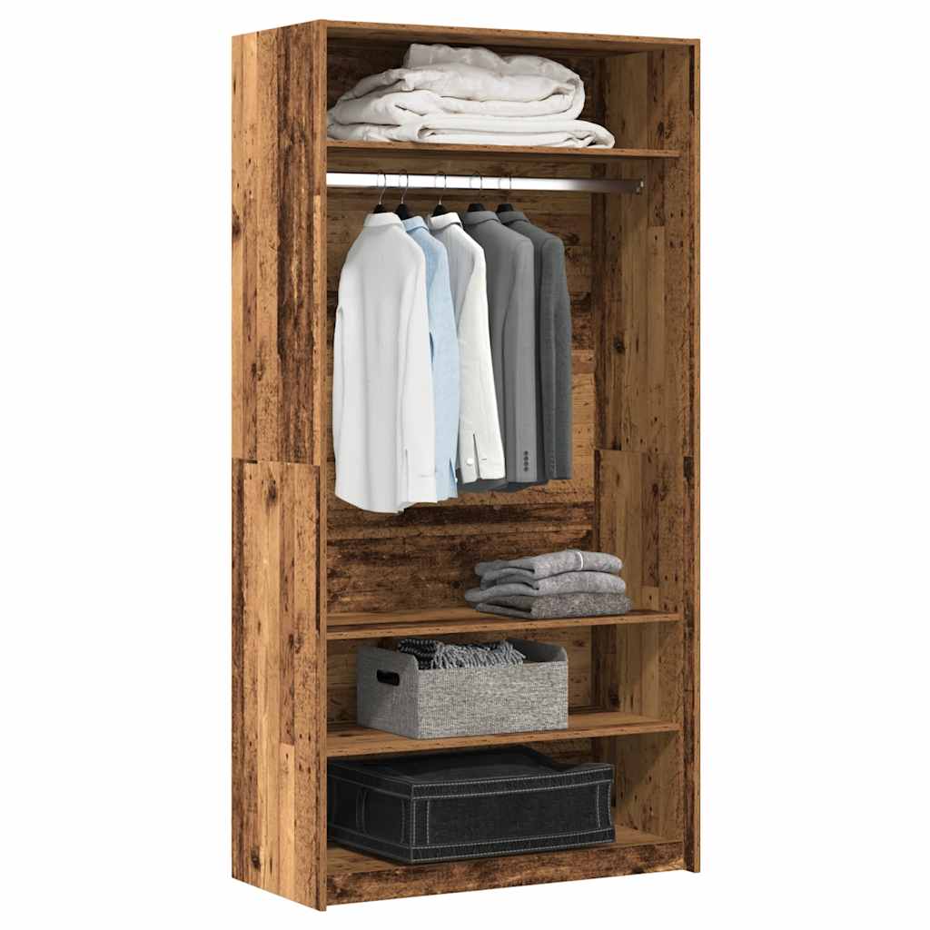 Šatní Skříň Old Wood Kompozitní Dřevo Staré Dřevo