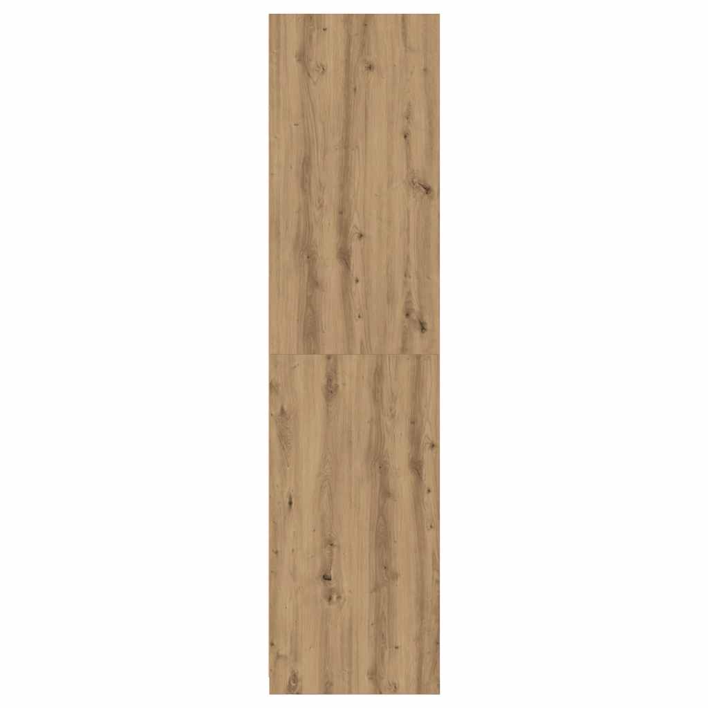 Šatní Skříň Dub Artisan 100 X 50 X 200 Cm Kompozitní Dřevo