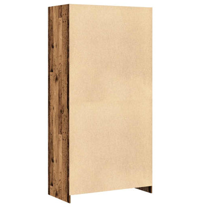 Šatní Skříň Old Wood 100 X 50 X 200 Cm Kompozitní Dřevo