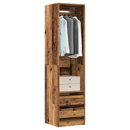 Šatní Skříň Old Wood Kompozitní Dřevo Staré Dřevo