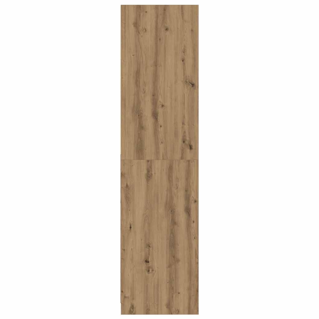Šatní Skříň Dub Artisan 50 X 50 X 200 Cm Kompozitní Dřevo