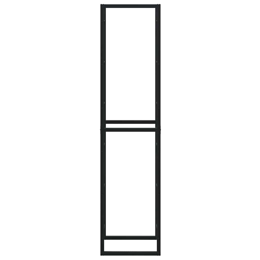 Stojan Na Palivové Dřevo Černý Ocel