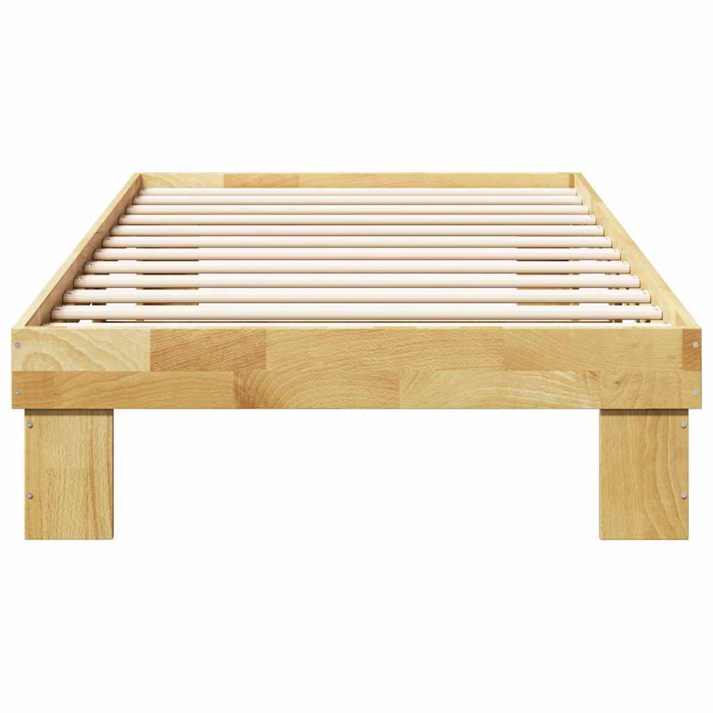Rám Postele Bez Matrace 75X190 Cm Dubový Masiv