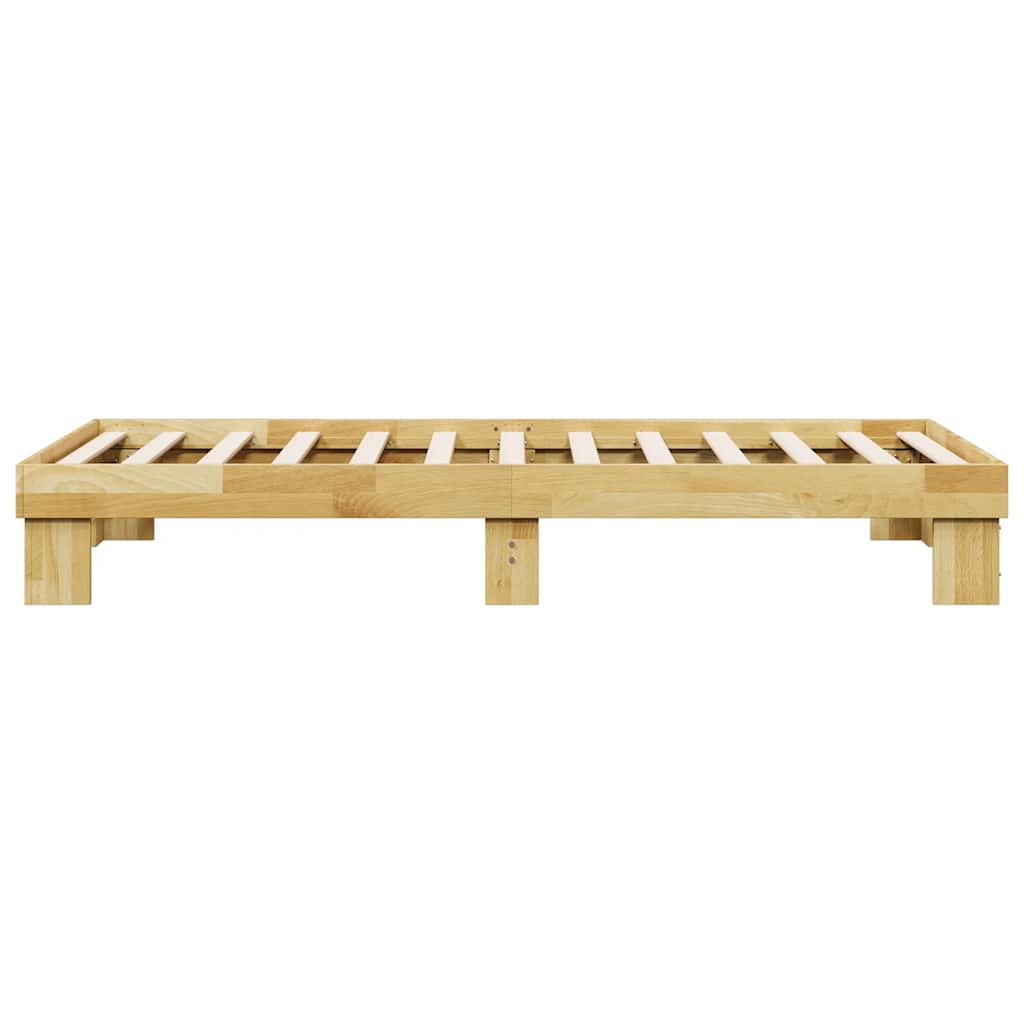 Rám Postele Bez Matrace 75X190 Cm Dubový Masiv
