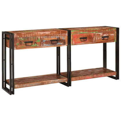 Konzolové Stolky 2 Ks Vícebarevný 161 X 33 X 75 Cm