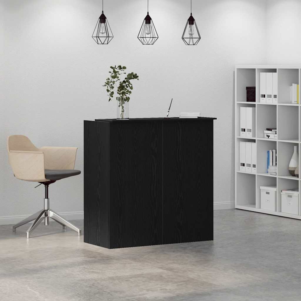 Recepční Stůl Černý Dub 100 X 50 X 103,5 Cm, Konstrukční Dřevo