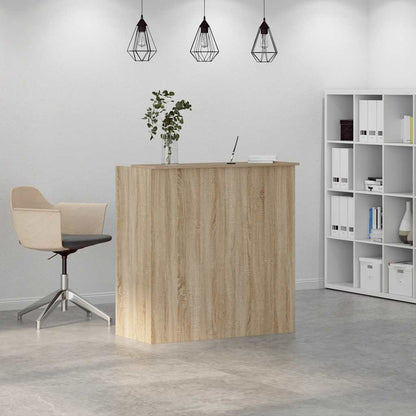 Recepční Stůl Dub Sonoma 100X50X103,5 Cm, Konstrukční Dřevo