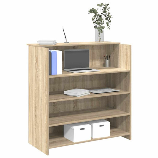 Recepční Stůl Dub Sonoma 100X50X103,5 Cm, Konstrukční Dřevo