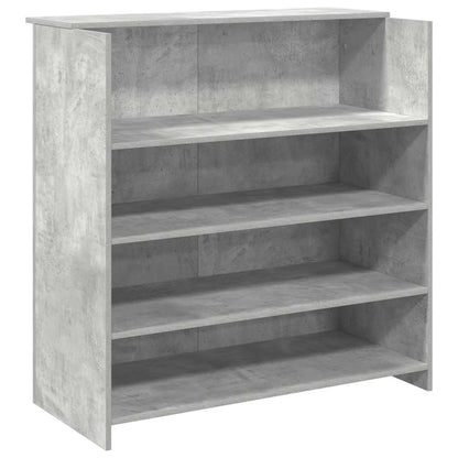 Recepční Stůl Betonově Šedý 100X50X103,5 Cm Kompozitní Dřevo