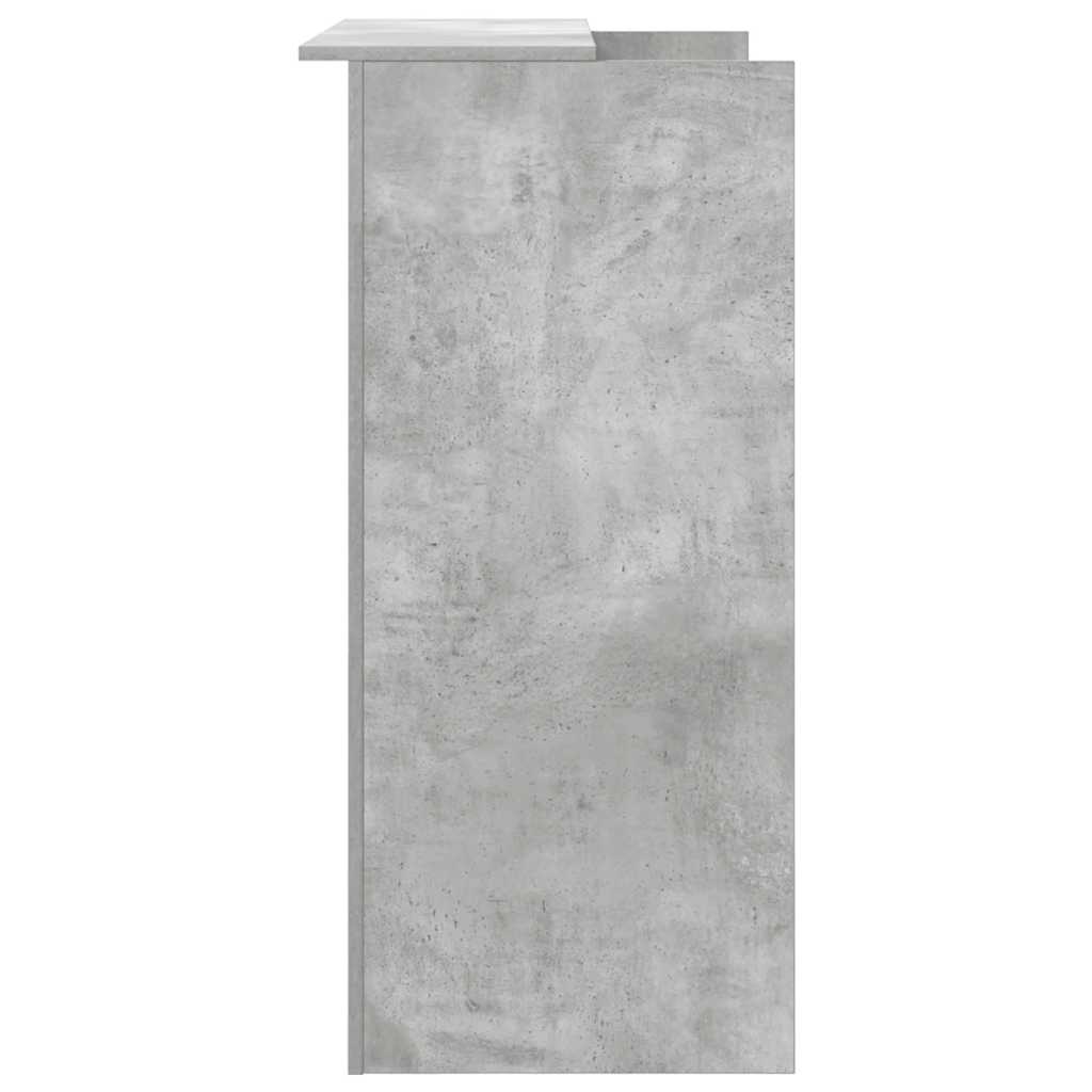Recepční Stůl Betonově Šedý 100X50X103,5 Cm Kompozitní Dřevo