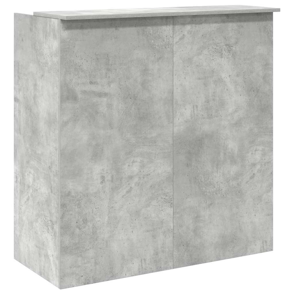 Recepční Stůl Betonově Šedý 100X50X103,5 Cm Kompozitní Dřevo