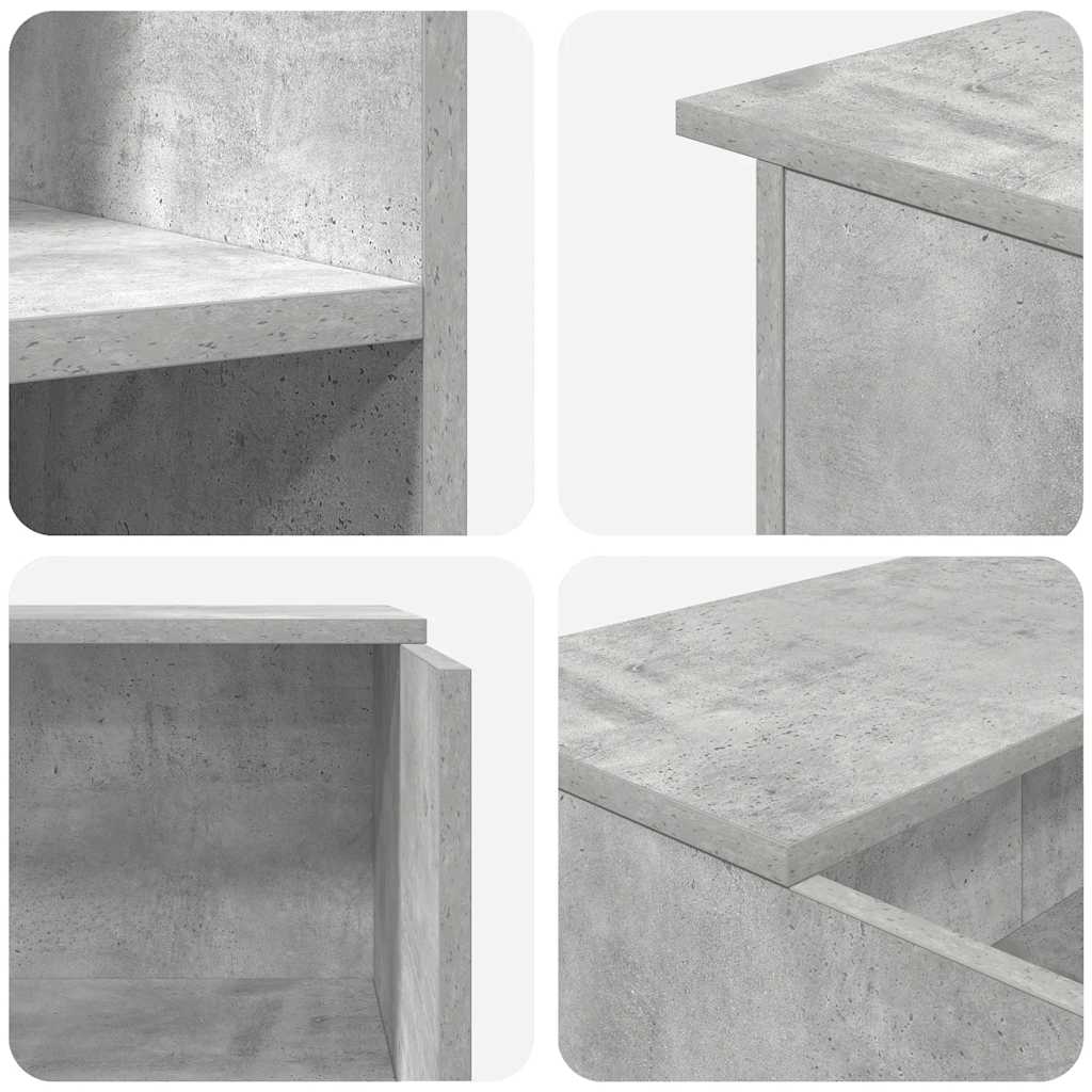 Recepční Stůl Betonově Šedý 100X50X103,5 Cm Kompozitní Dřevo