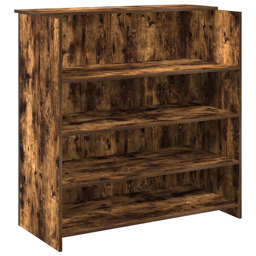 Recepční Stůl Kouřový Dub 100X50X103,5 Cm Kompozitní Dřevo