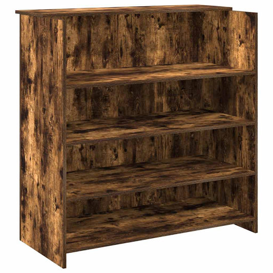 Recepční Stůl Kouřový Dub 100X50X103,5 Cm Kompozitní Dřevo