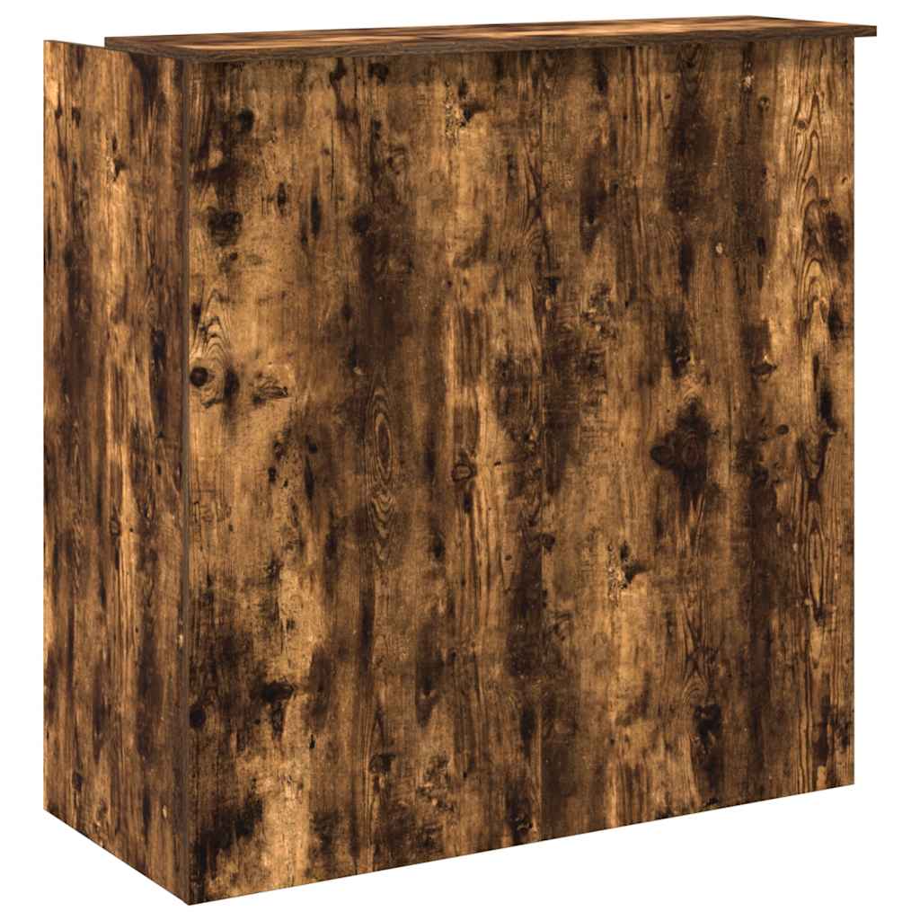 Recepční Stůl Kouřový Dub 100X50X103,5 Cm Kompozitní Dřevo