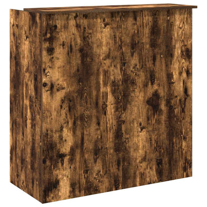 Recepční Stůl Kouřový Dub 100X50X103,5 Cm Kompozitní Dřevo