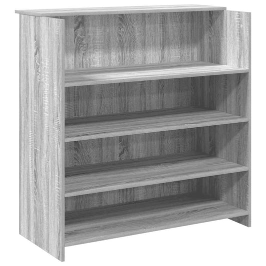 Recepční Stůl Šedý Sonoma 100X50X103,5 Cm Kompozitní Dřevo