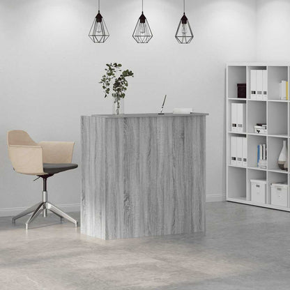 Recepční Stůl Šedý Sonoma 100X50X103,5 Cm Kompozitní Dřevo
