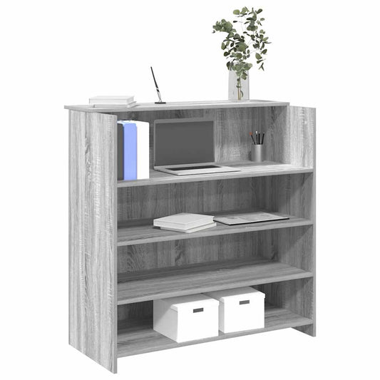 Recepční Stůl Šedý Sonoma 100X50X103,5 Cm Kompozitní Dřevo
