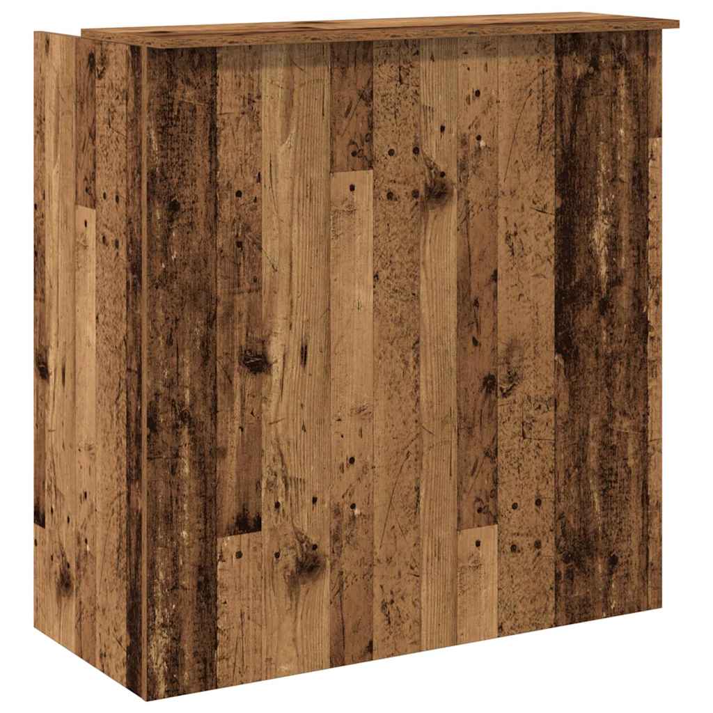 Recepční Stůl Starého Dřeva 100X50X103,5 Cm Kompozitní Dřevo