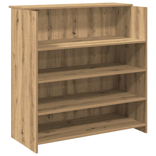 Recepční Stůl Dub Artisan 100X50X103,5 Cm Kompozitní Dřevo