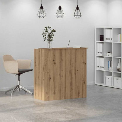 Recepční Stůl Dub Artisan 100X50X103,5 Cm Kompozitní Dřevo