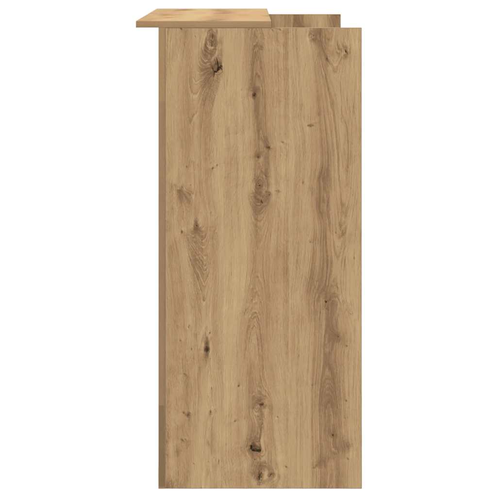 Recepční Stůl Dub Artisan 100X50X103,5 Cm Kompozitní Dřevo