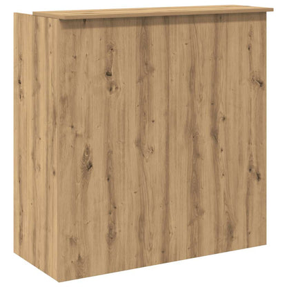 Recepční Stůl Dub Artisan 100X50X103,5 Cm Kompozitní Dřevo