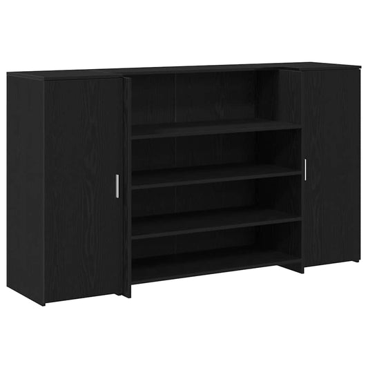 Recepční Stůl Černý Dub 180 X 50 X 103,5 Cm, Konstrukční Dřevo
